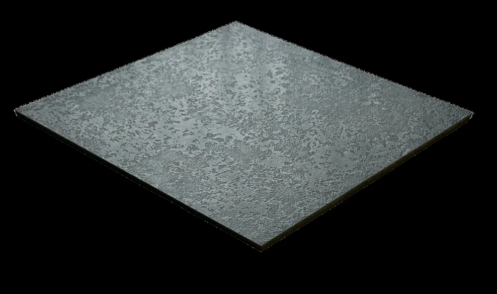 CIT textured tile surface with differentiated gloss and depth