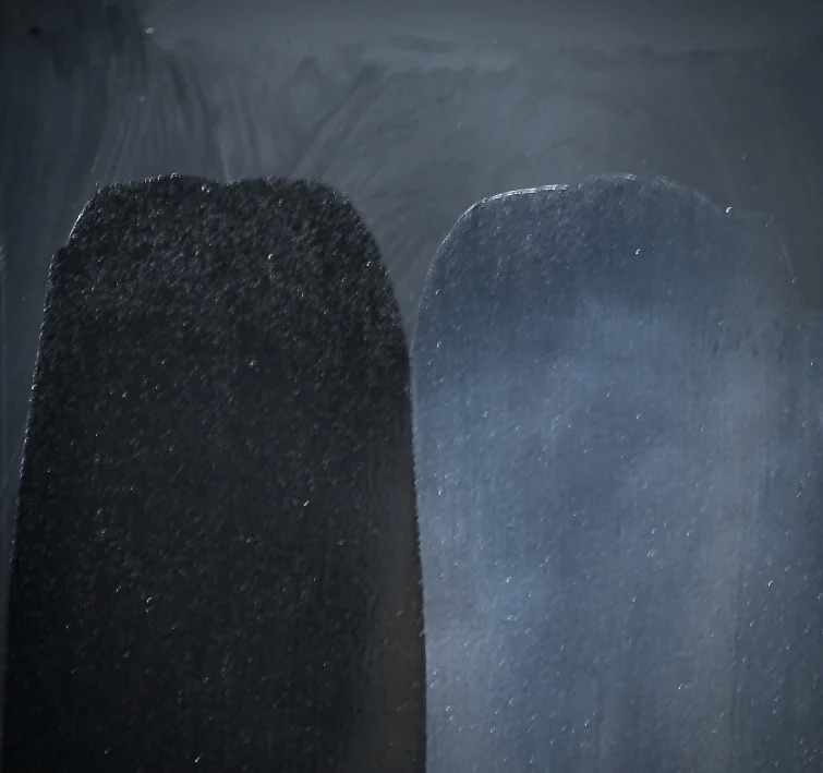 LWL crystal clear transparency compared to standard UV coating